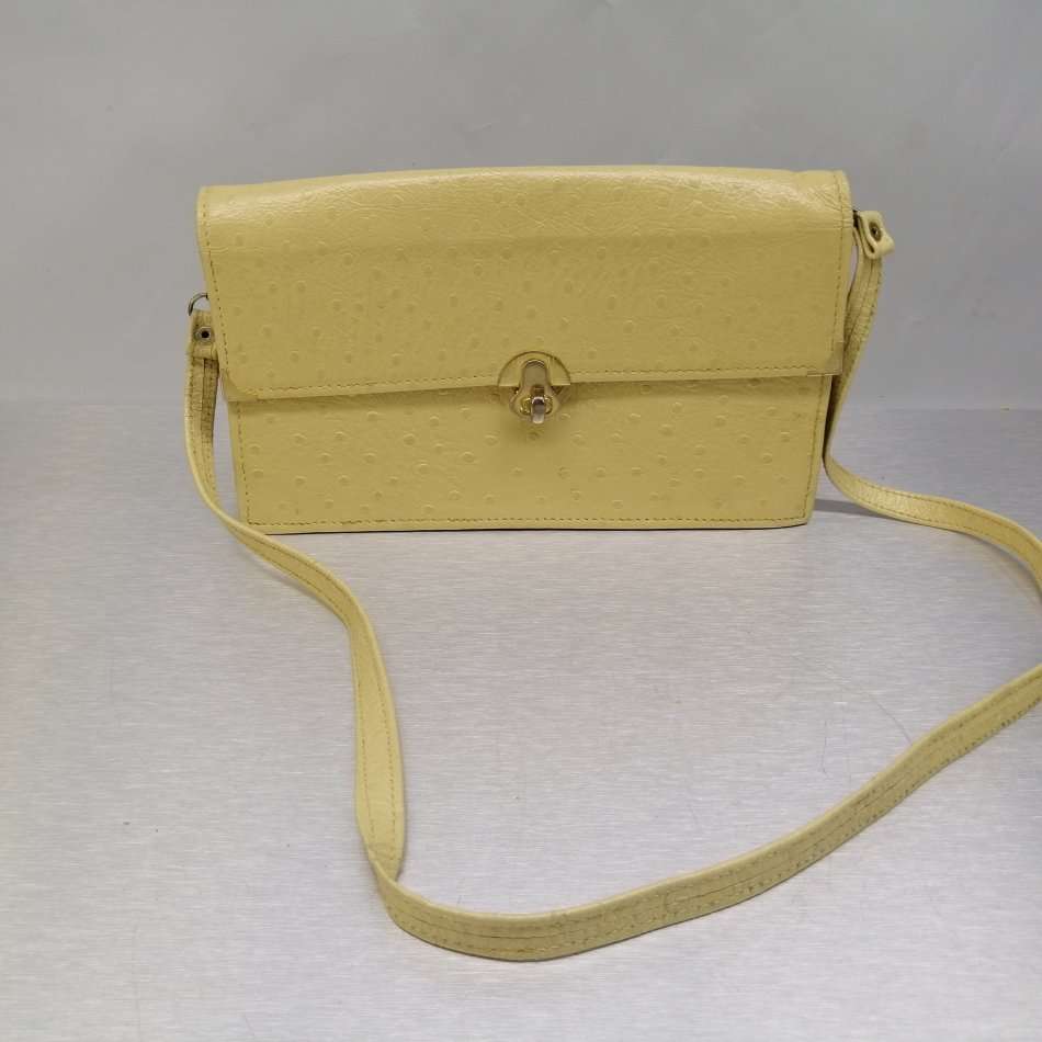 Vintage Genuine Ostrich Leather Shoulder Bag!!!
