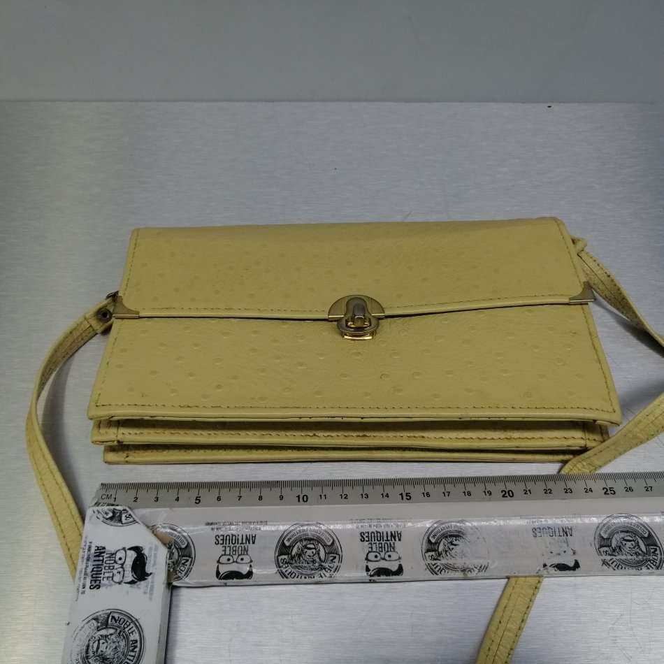 Vintage Genuine Ostrich Leather Shoulder Bag!!!