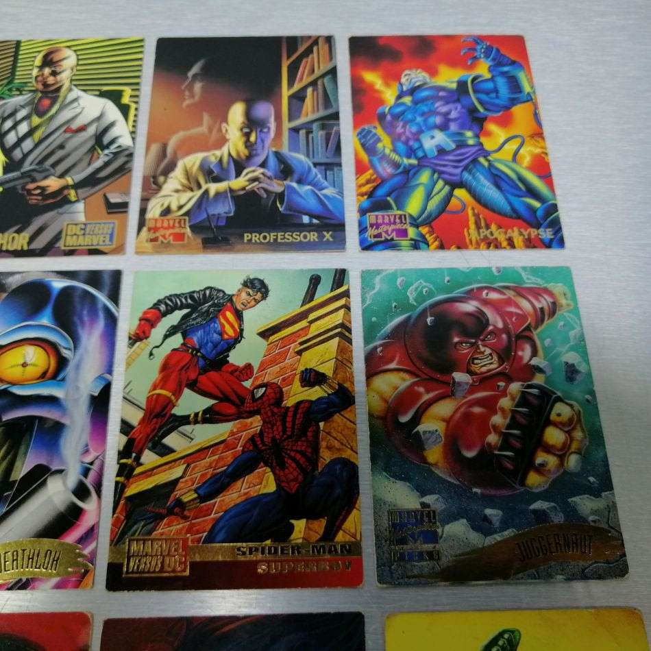 RARE!!! Vintage 1990's Collectible DC Marvel Foiled Card Collection!!! Bid For All!!!