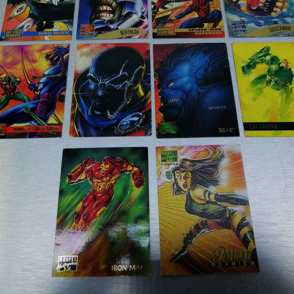 RARE!!! Vintage 1990's Collectible DC Marvel Foiled Card Collection!!! Bid For All!!!