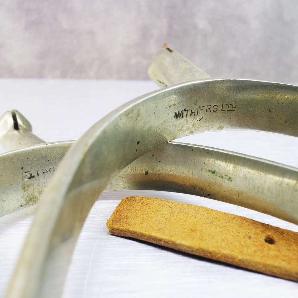 RARE!!! Original Vintage Metal and Leather Cow Boy Spurs!!!