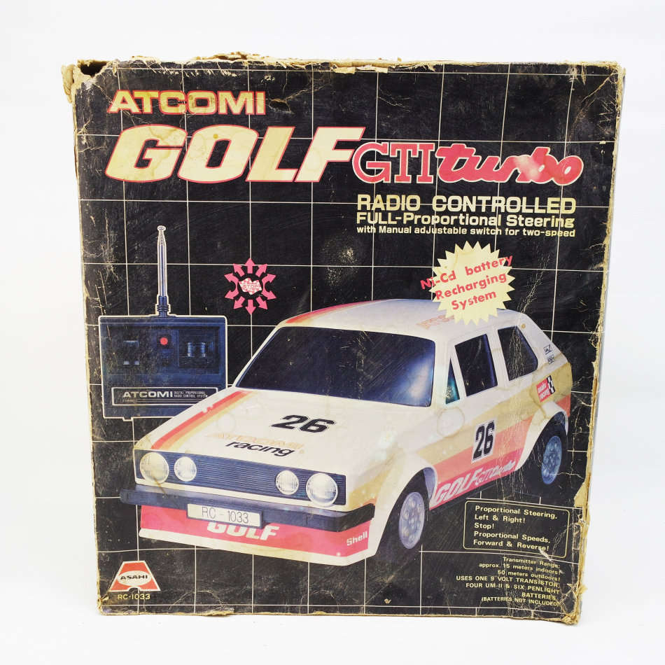 RARE!!! Vintage Boxed Scale 1:16 Golf GTi Turbo!!! Not Tested, Selling As Display!!!