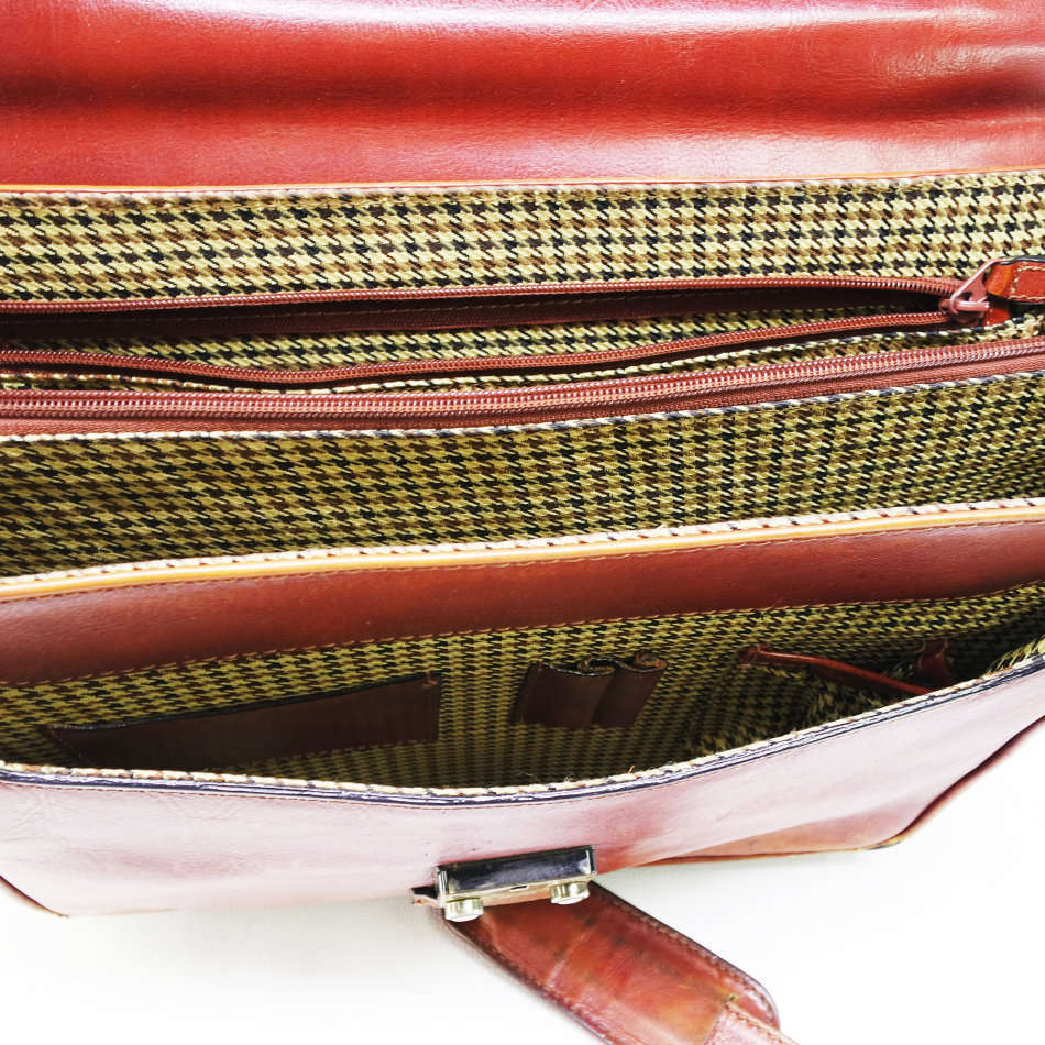 Fantastic!!! Original Genuine Leather Largess Shoulder Briefcase or Laptop Bag!!!