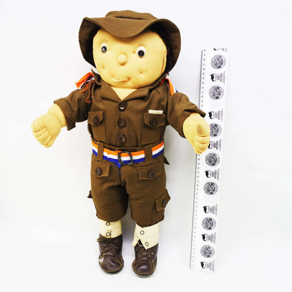 Original Vintage Handcrafted Troopie Soldier With Original Browns and Leather Boots!!!