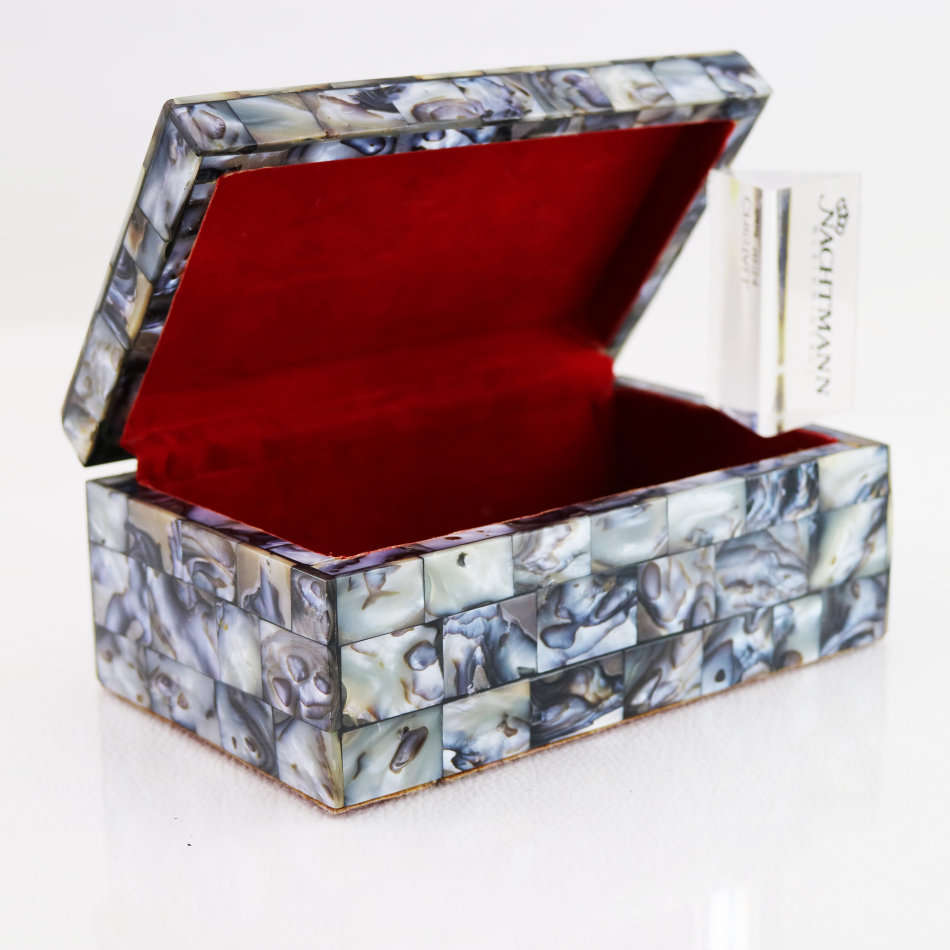 Fantastic!!! Highly Detailed Blue Mother of Pearl Inlay Trinket Box!!!
