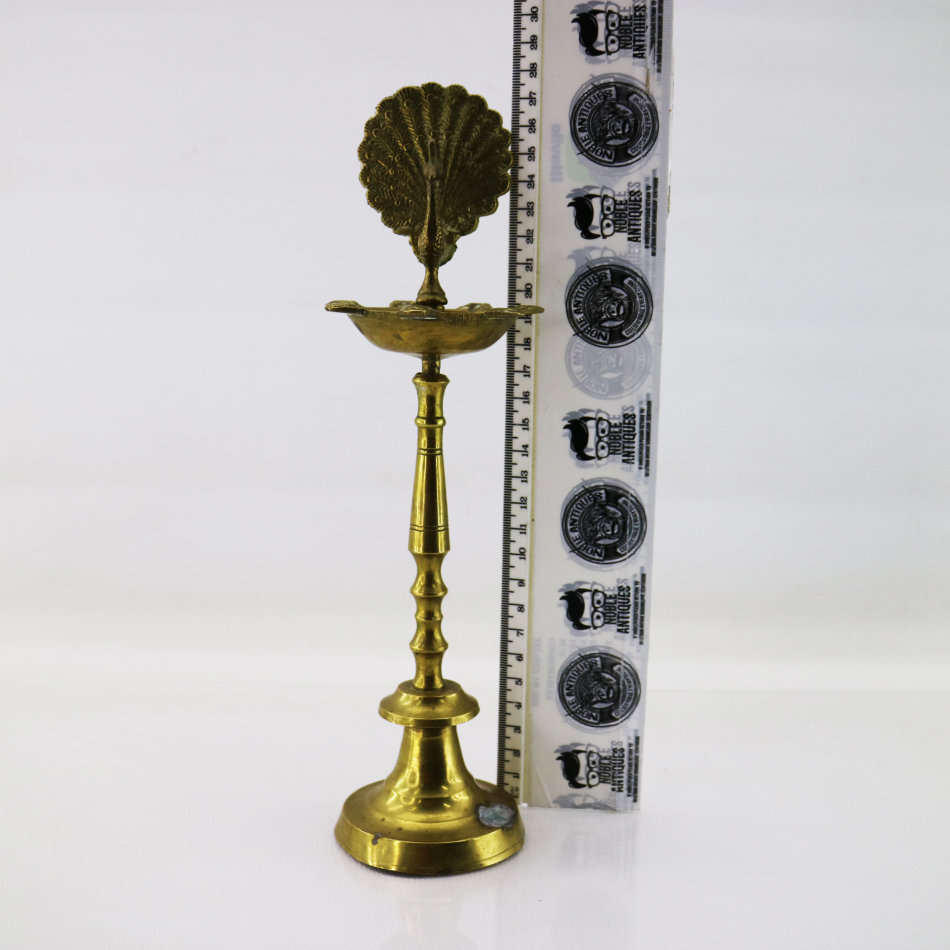 Vintage Solid Brass Middle Eastern Peacock Ashtray!!!