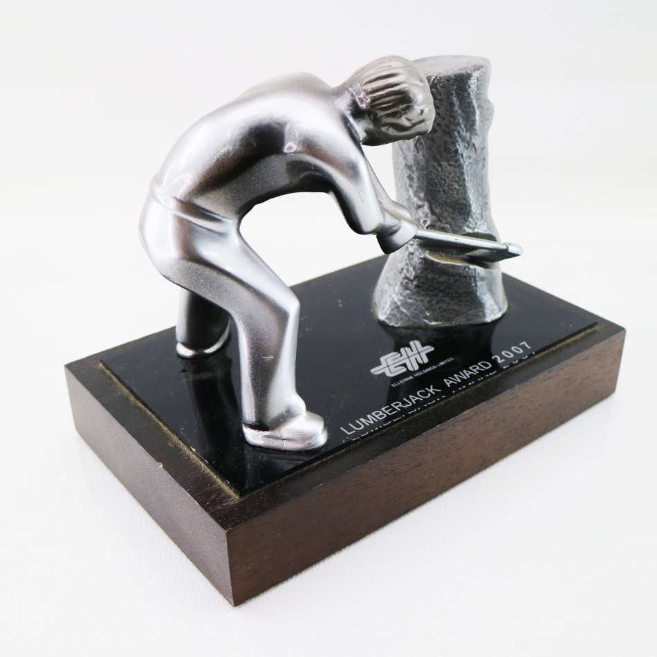 Super Cool!!! Original Lumberjack Award Trophy!!!