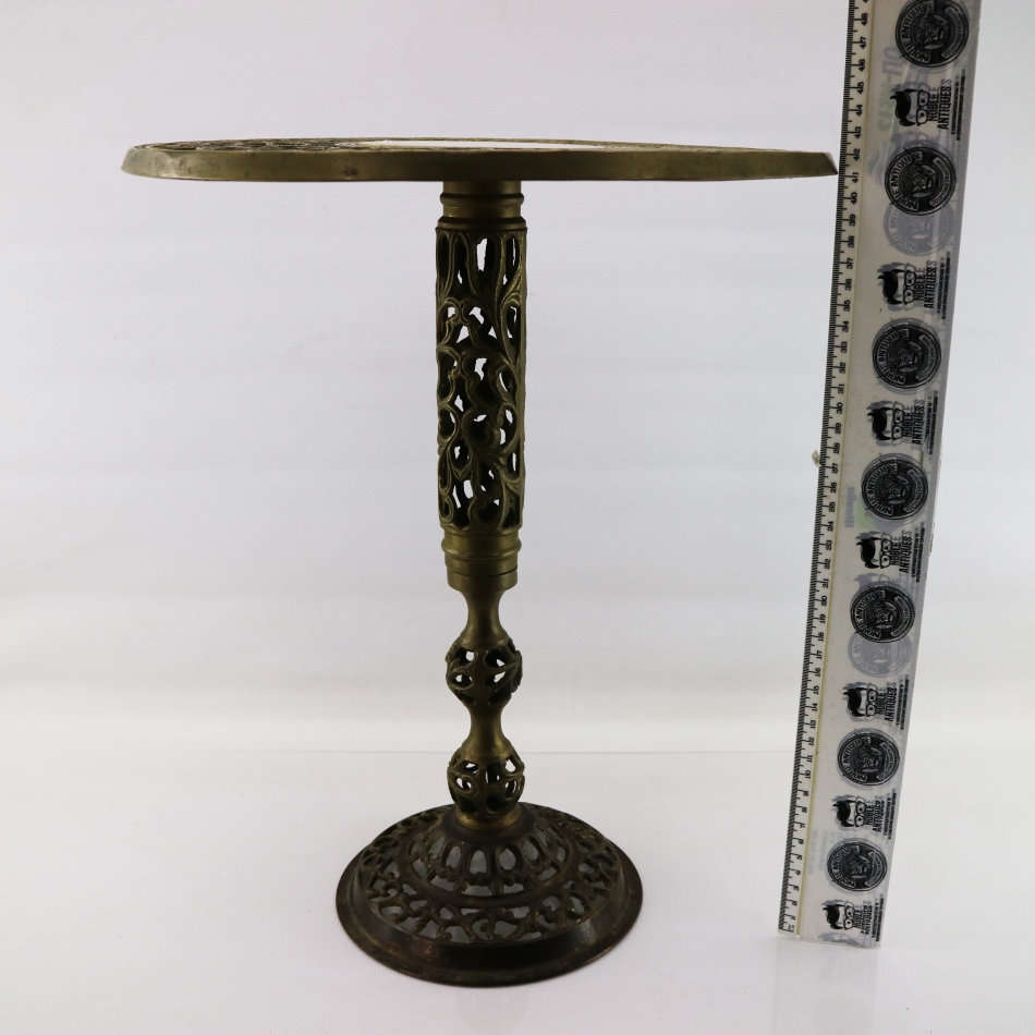 Fantastic!!! Vintage Highly Decorative Cast Brass and Marble Side Table!!!!
