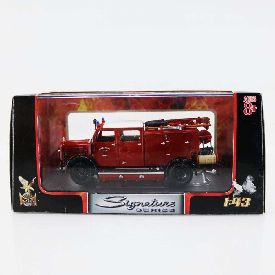 Highly Detailed Die Cast Metal 1950 Mercedes Benz TLF-50 Fire Engine (Boxed)