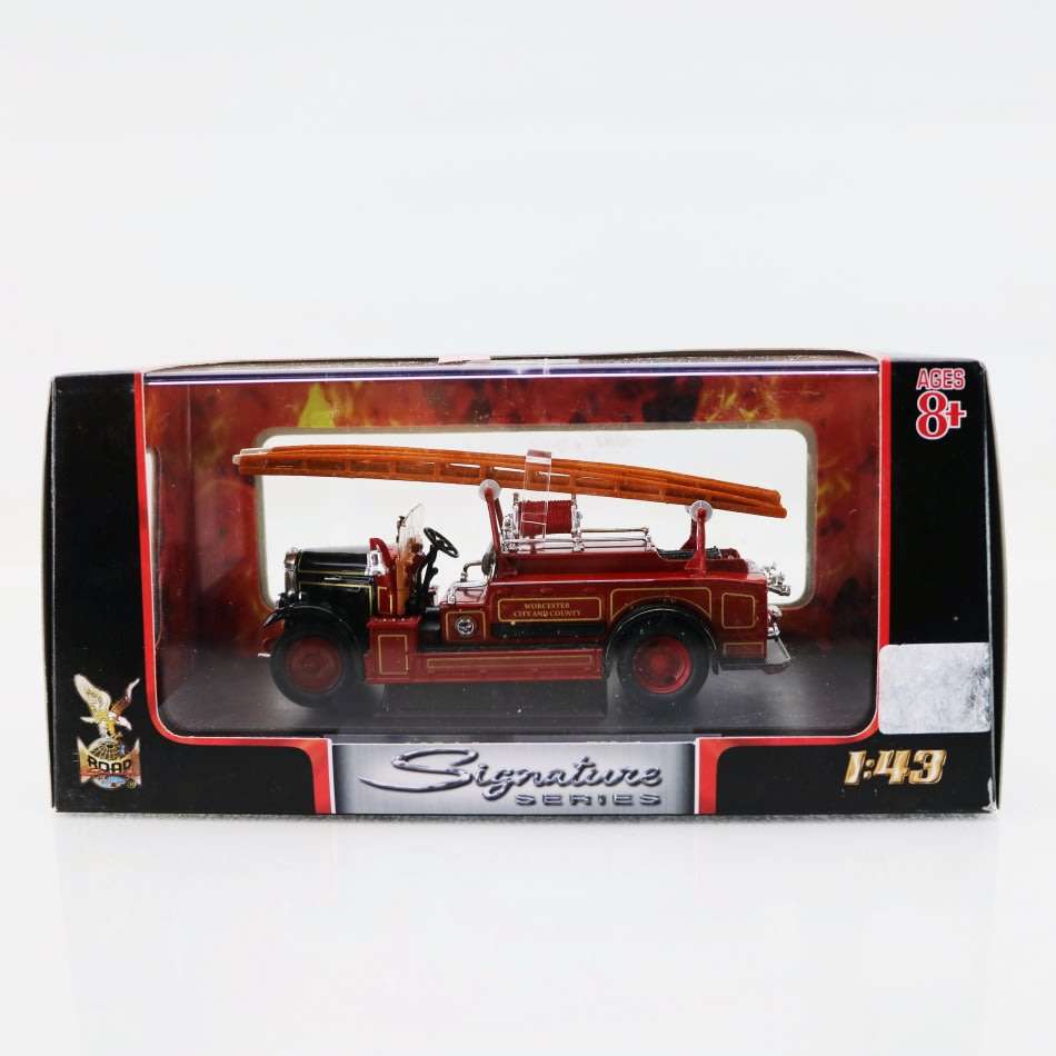 Highly Detailed Die Cast Metal 1934 Leyland FK-1 Fire Engine (Boxed)