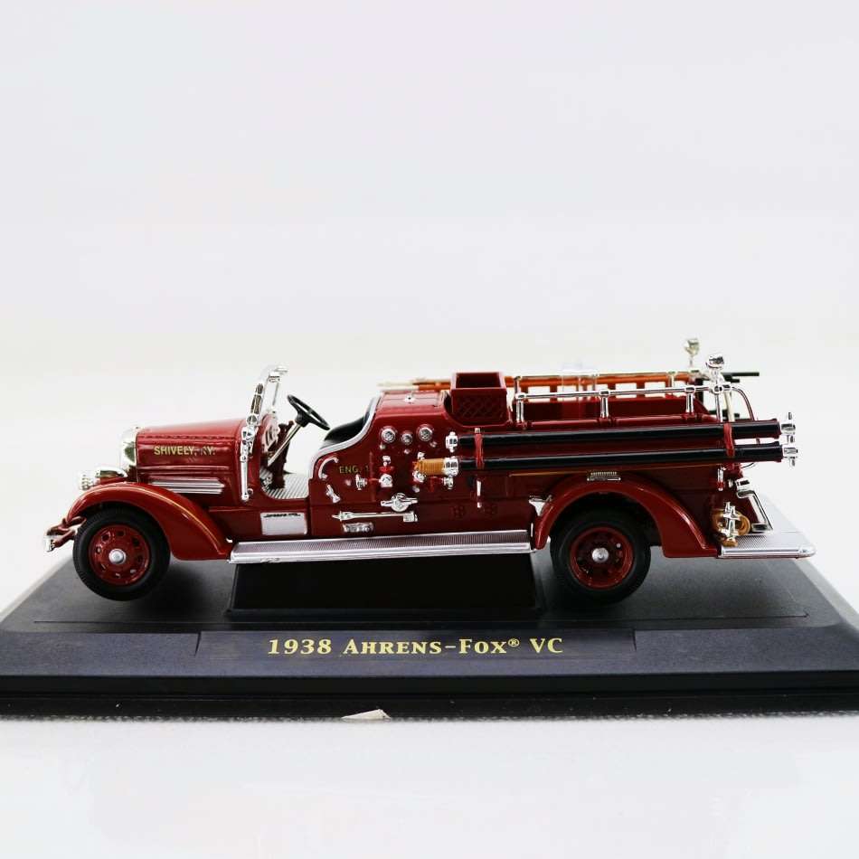 Highly Detailed Die Cast Metal 1938 Ahrens-Fox VC Fire Engine (Boxed)