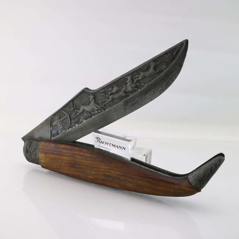 MASSIVE!!! 500mm Decorative Pewter and Wood Vintage Pocket Knife Display!!!