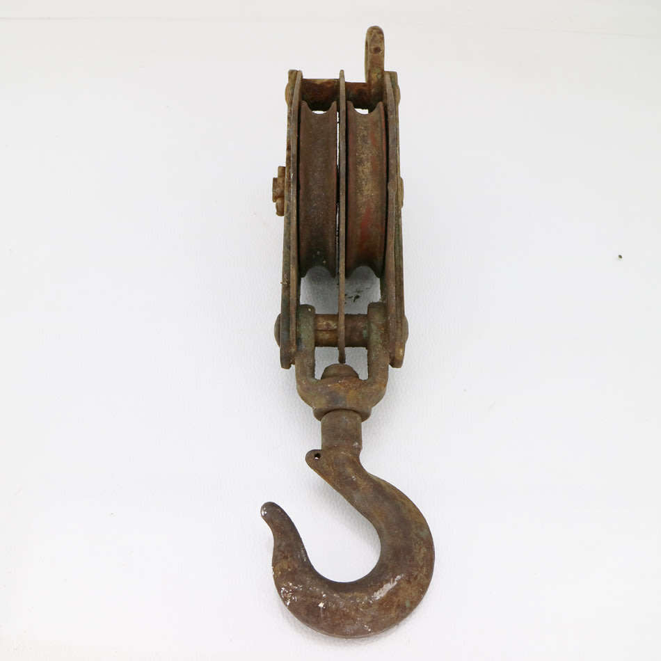 Large Vintage Salvaged Cast Iron Pully!!! 320mm