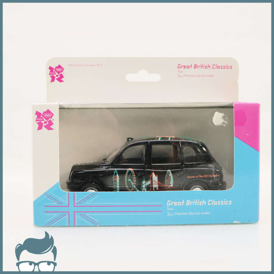 Boxed, Highly Detailed Die Cast Metal Corgi London Olympics Taxi!!!