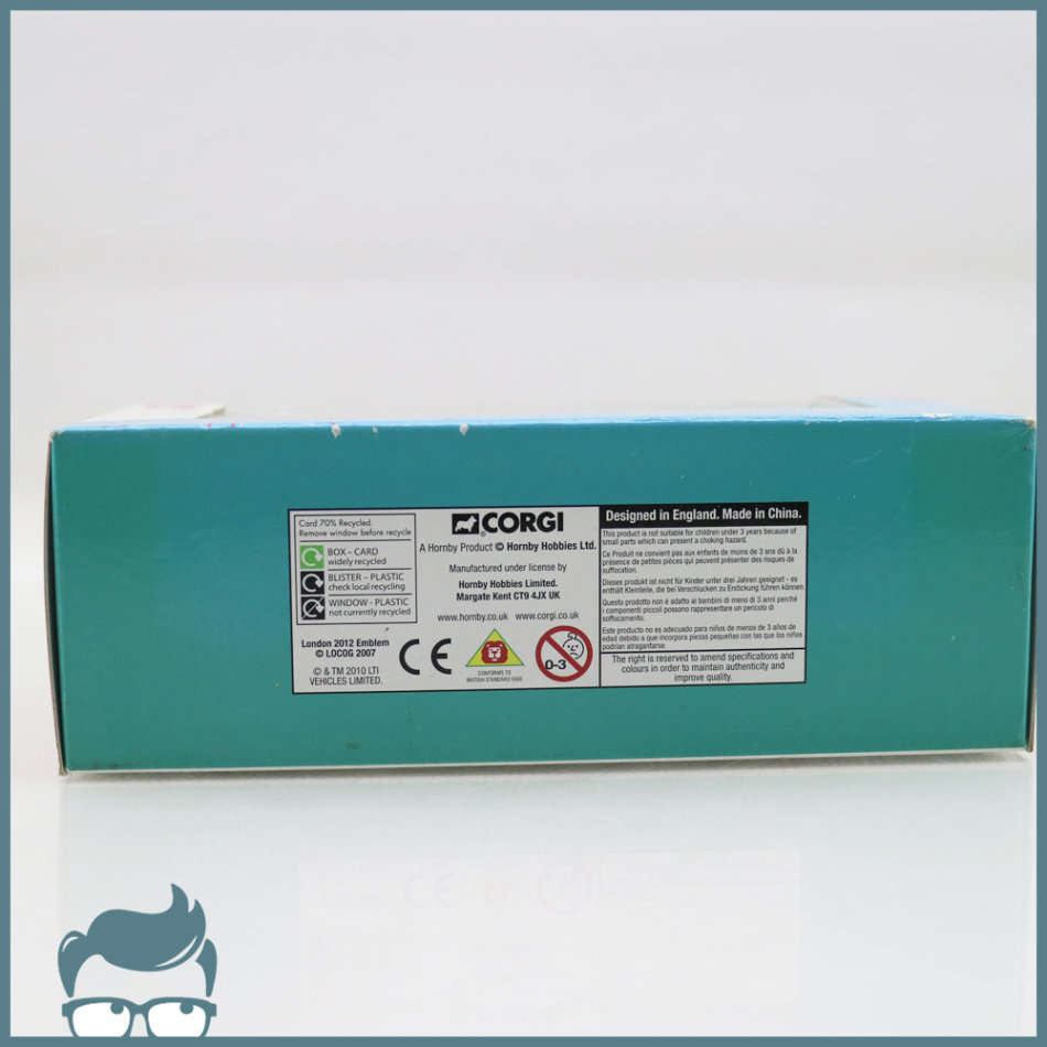 Boxed, Highly Detailed Die Cast Metal Corgi London Olympics Taxi!!!