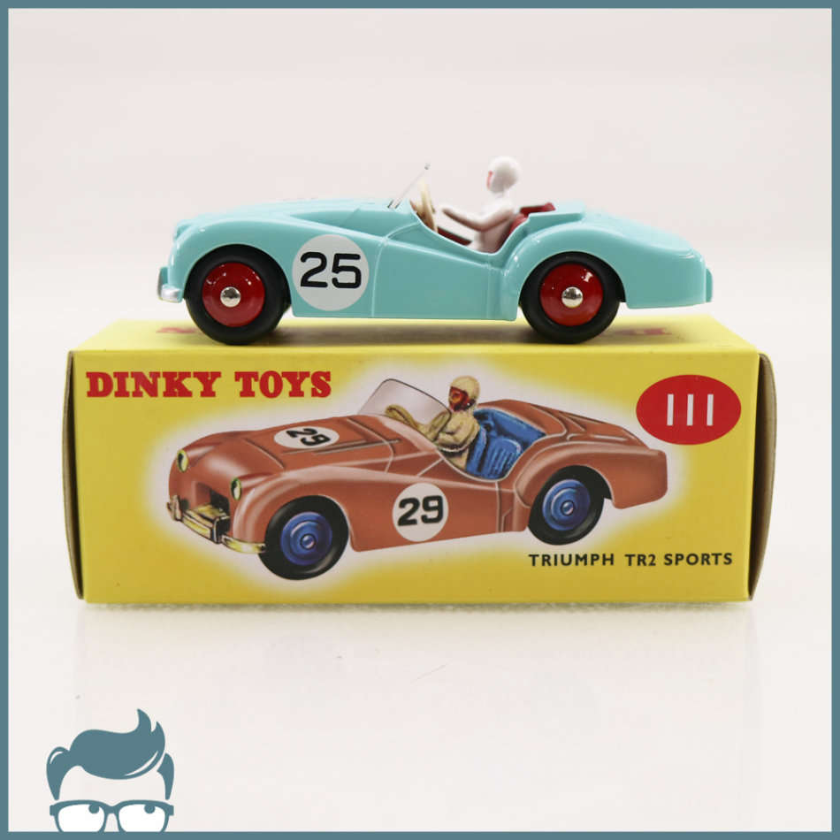 Boxed, Highly Detailed Die Cast Metal Dinky Toys Triumph TR2 Sports!!!
