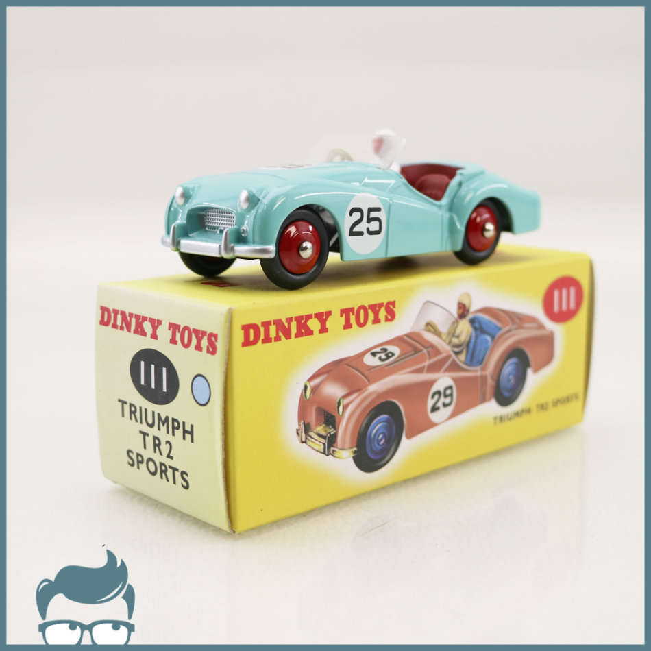 Boxed, Highly Detailed Die Cast Metal Dinky Toys Triumph TR2 Sports!!!
