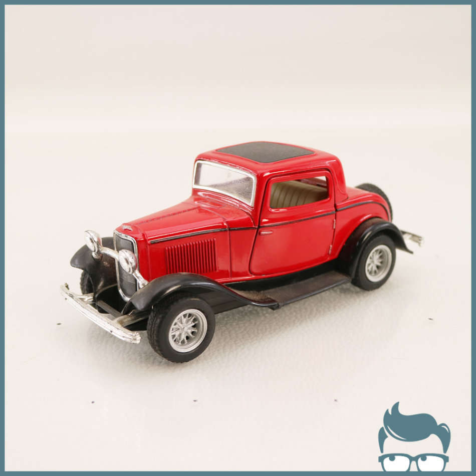 Highly Detailed Die Cast Metal 1932 Ford 3 Window Coupe Scale 1:34!!!