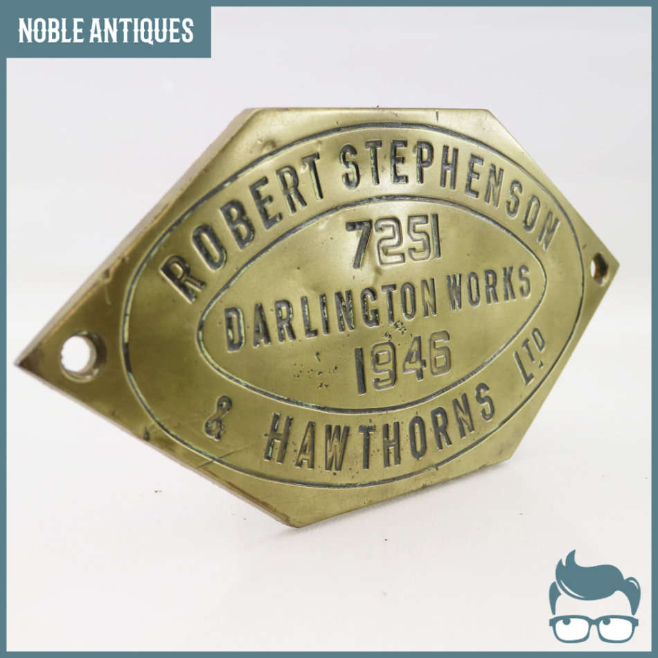 Reproduction No7251 Darlington Works 1946 Rail Plague!!!