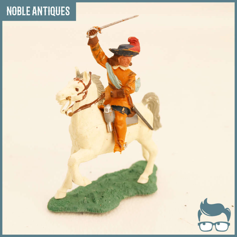 RARE!!! Vintage 1970's Britains Military Soldier on Horseback!!!