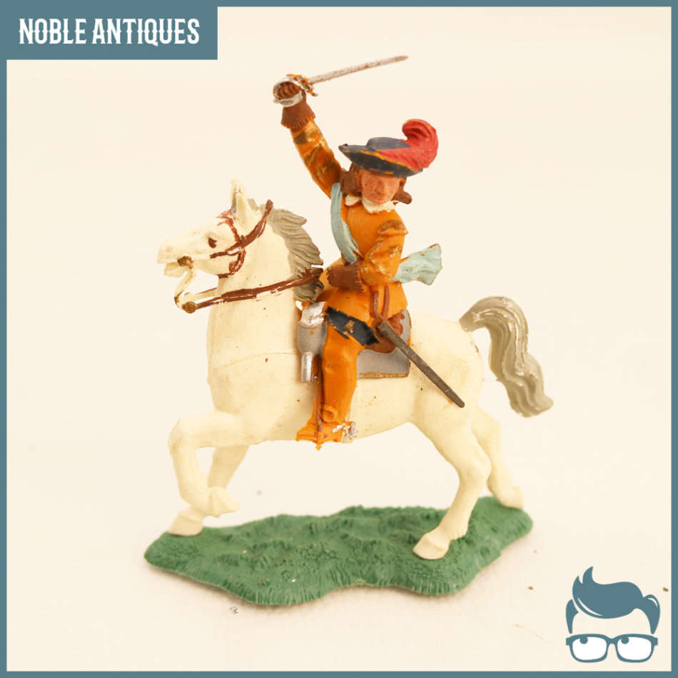 RARE!!! Vintage 1970's Britains Military Soldier on Horseback!!!