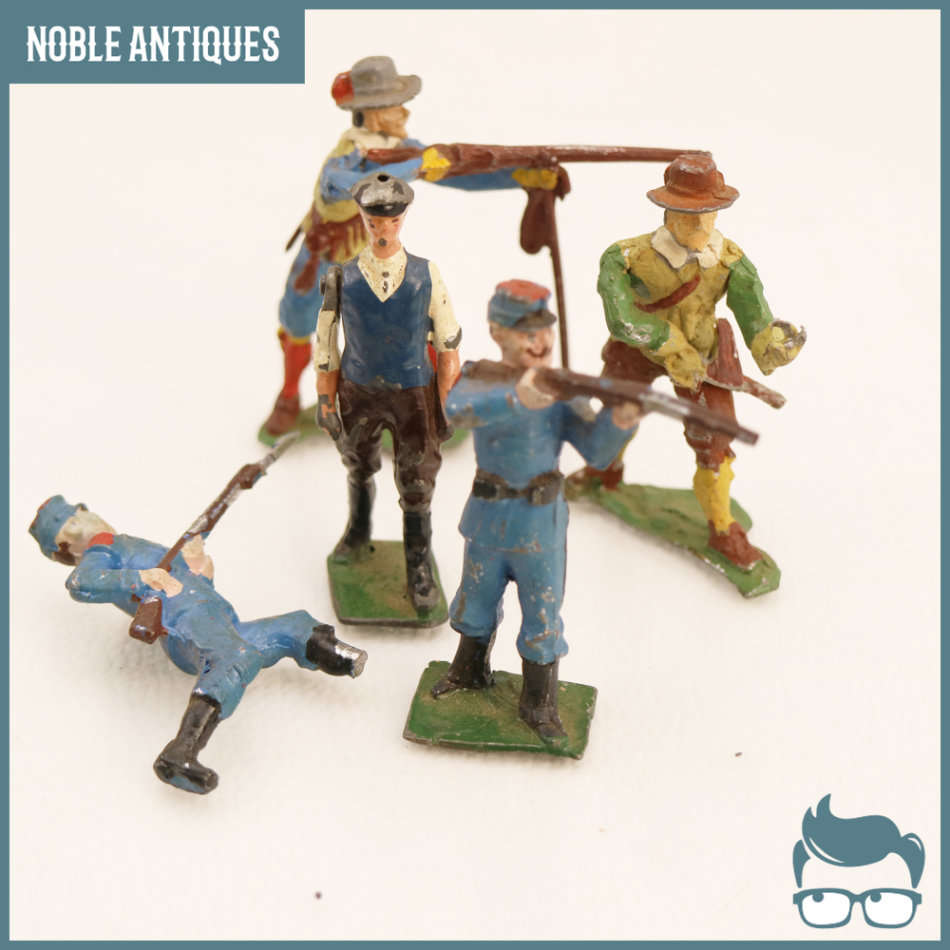 RARE!!! Antique Lead Britains Military Soldiers Collection!!!