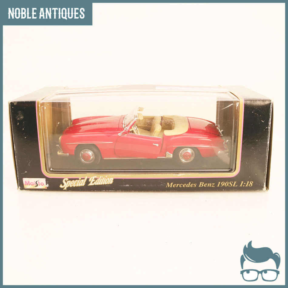 Original Scale 1:18 Boxed Highly Detailed Die Cast Metal Mercedes Benz 190 SL!!!