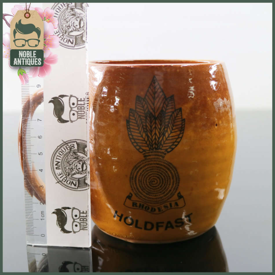 Original Military Rhodesian Holdfast Beer Tankard!!!