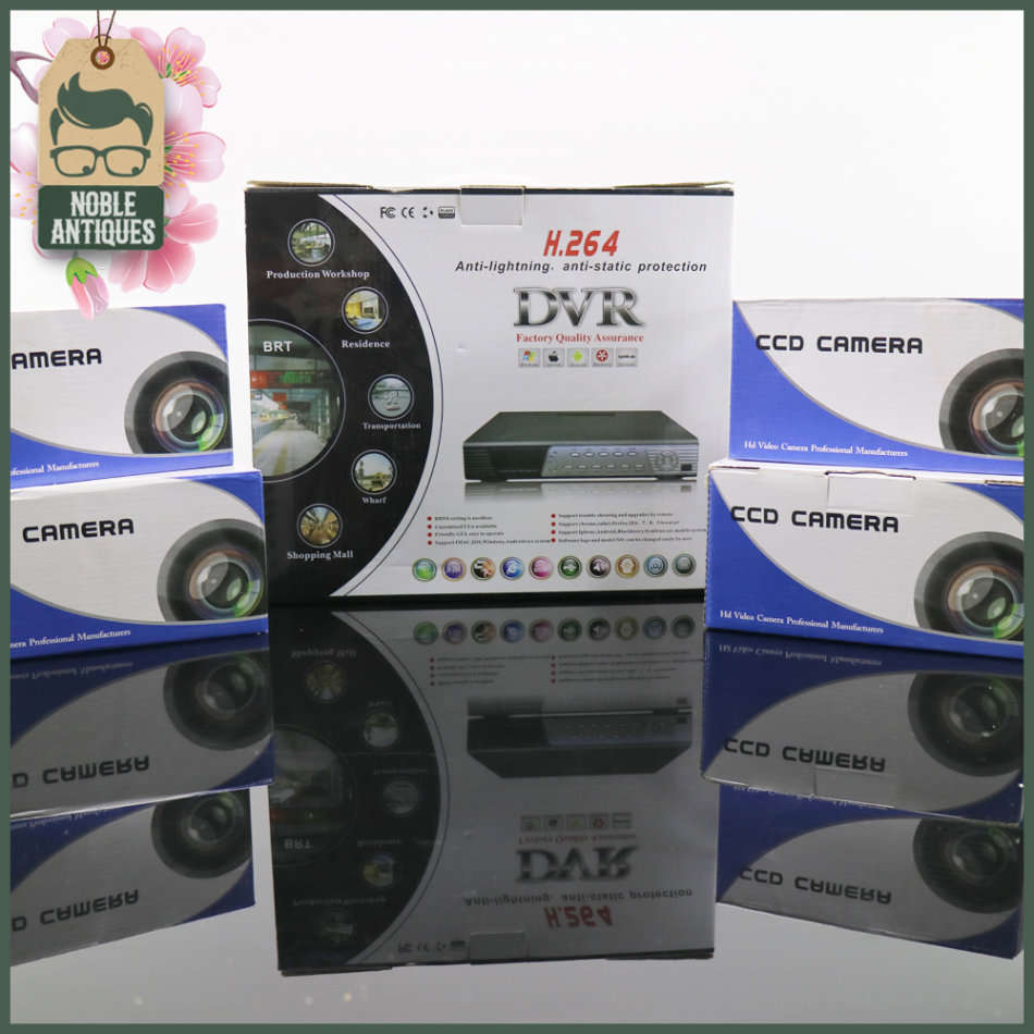 Boxed Complete DVR and 4 HD Cameras, All Cables and Fittings Incl.)