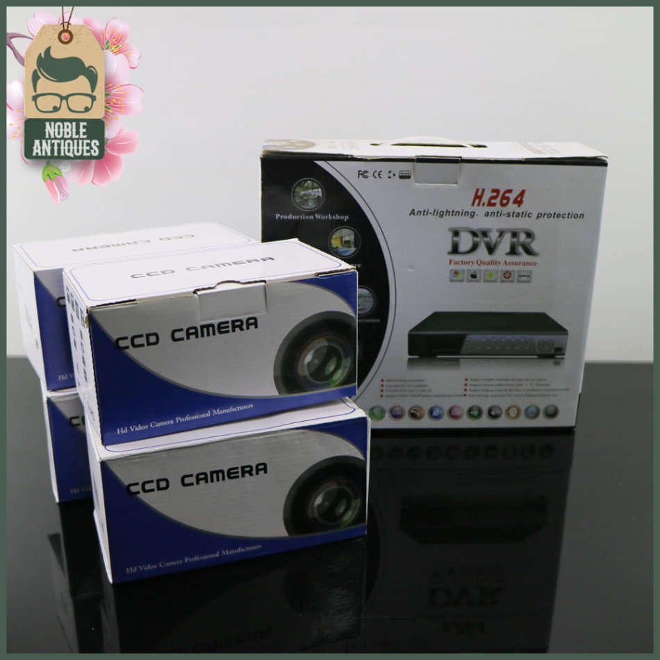 Boxed Complete DVR and 4 HD Cameras, All Cables and Fittings Incl.)