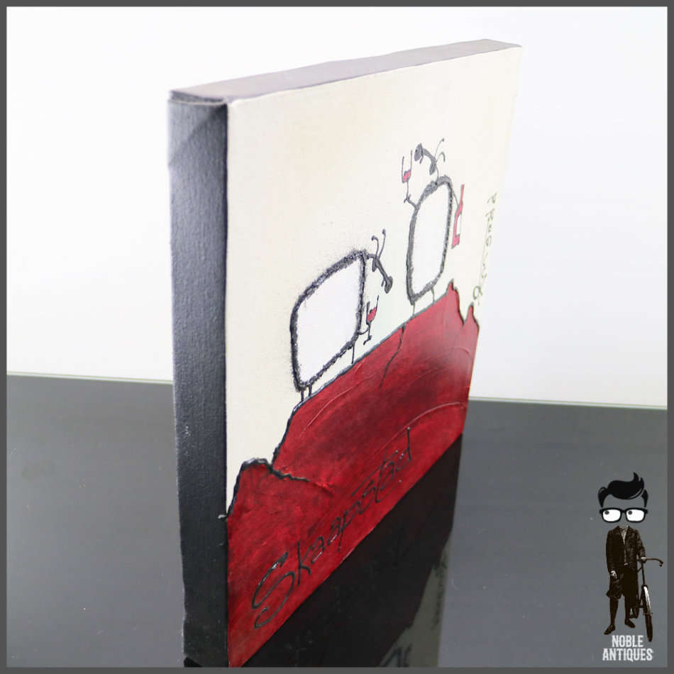 Ann Gadd Original Oil On Stretched Canvas - "Skaapstad"- 400mm x 400mm