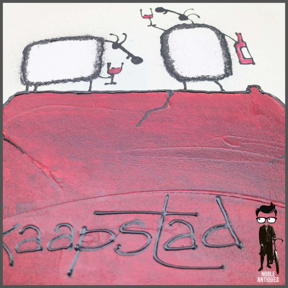 Ann Gadd Original Oil On Stretched Canvas - "Skaapstad"- 400mm x 400mm