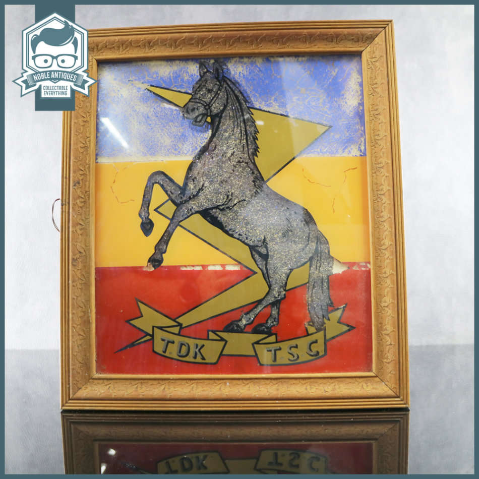 Original Framed Vintage Handcrafted TDK TSC Poster!!!