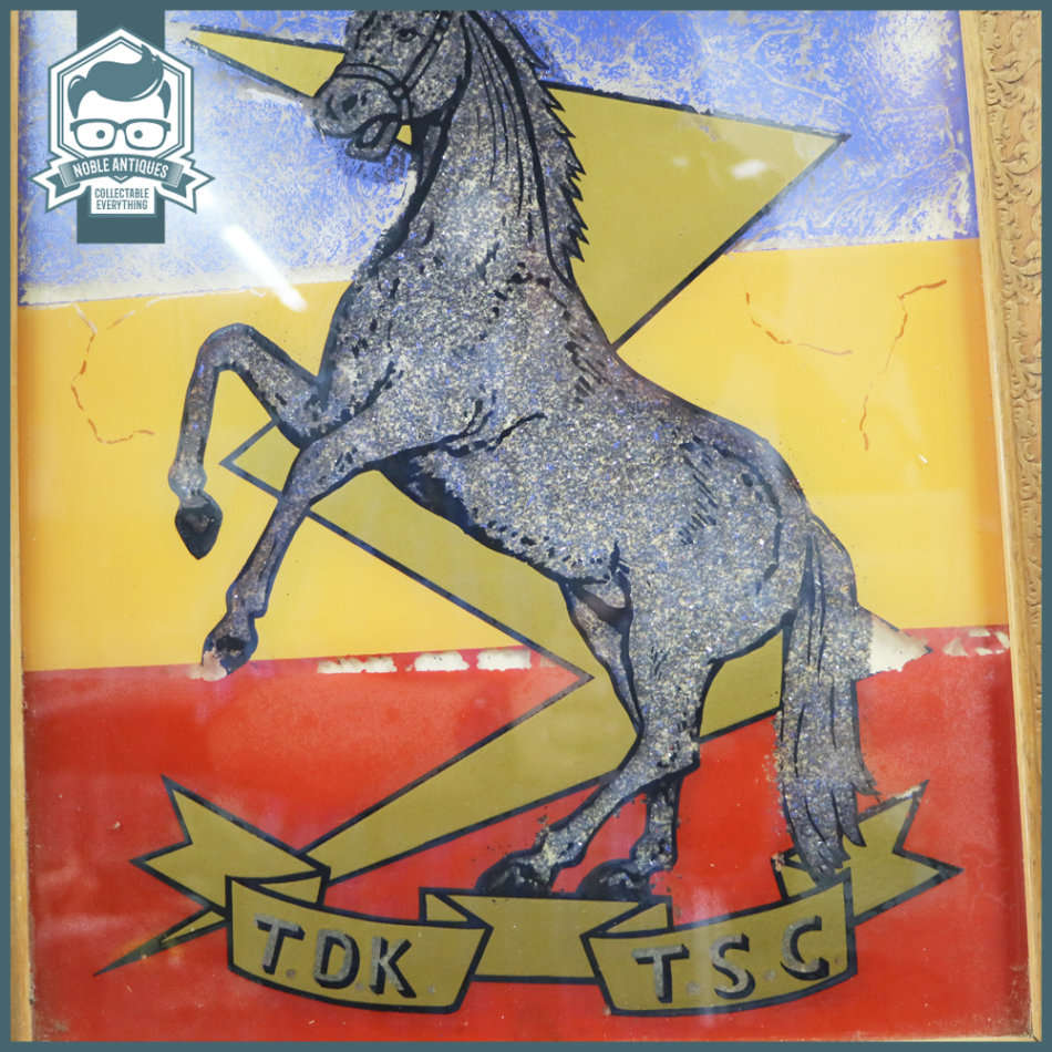 Original Framed Vintage Handcrafted TDK TSC Poster!!!