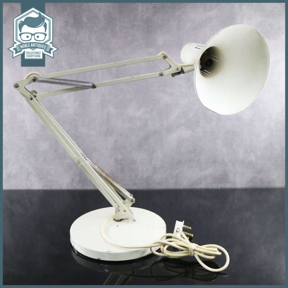 Original Vintage US Patent Industrial Swing Arm Drafting Lamp!!!!