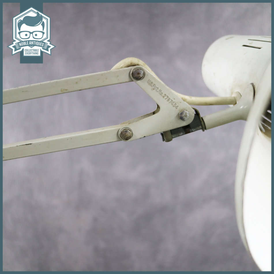 Original Vintage US Patent Industrial Swing Arm Drafting Lamp!!!!