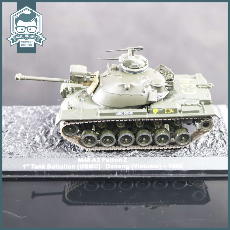 Highly Detailed Die Cast M48 A3 Patton USMC Vietnam 1968
