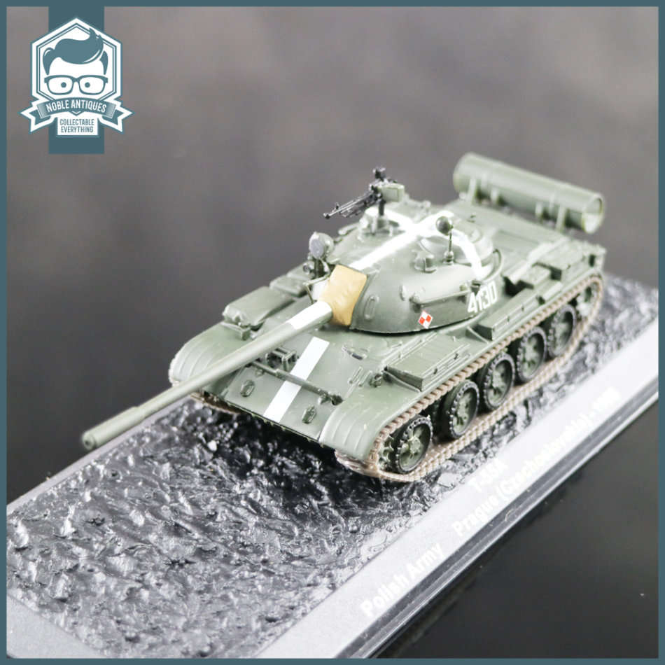 Highly Detailed Die Cast T-55A Polish Army Prague 1968