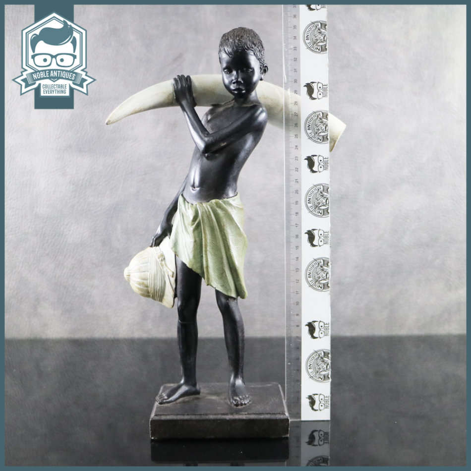 African Elephant Tooth Carrier and Explorer Figurine!!!