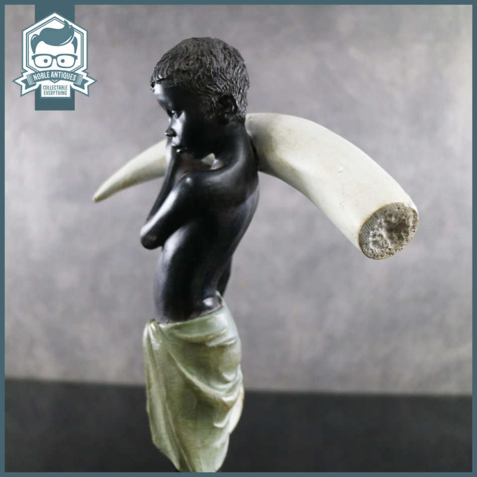 African Elephant Tooth Carrier and Explorer Figurine!!!