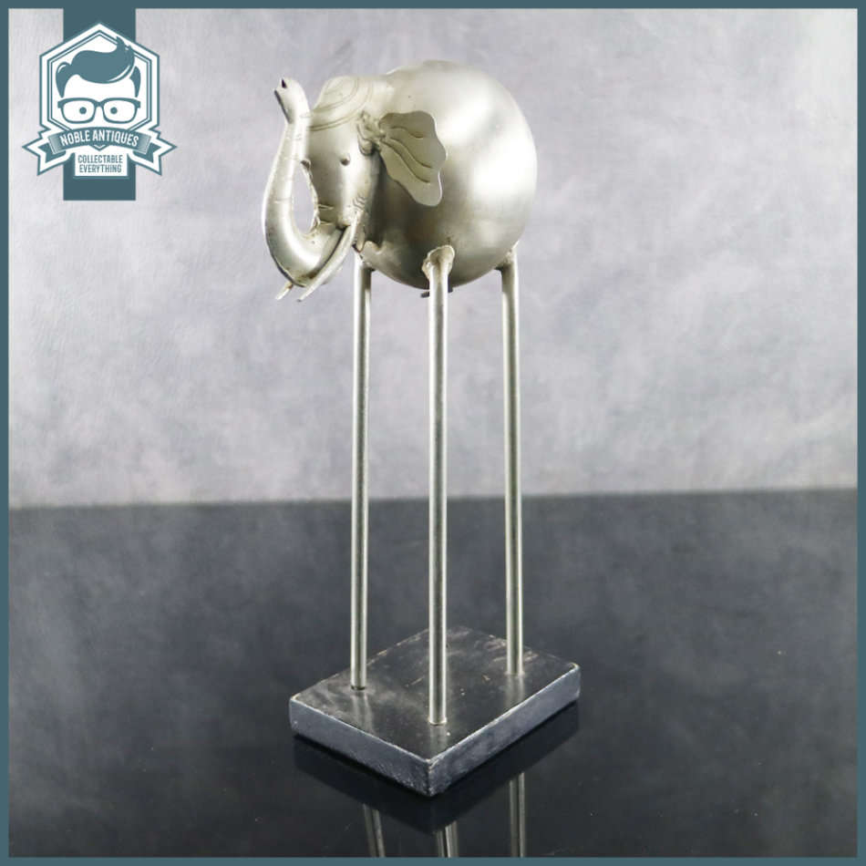 Large Metal Long Legged Elephant Statue!!!
