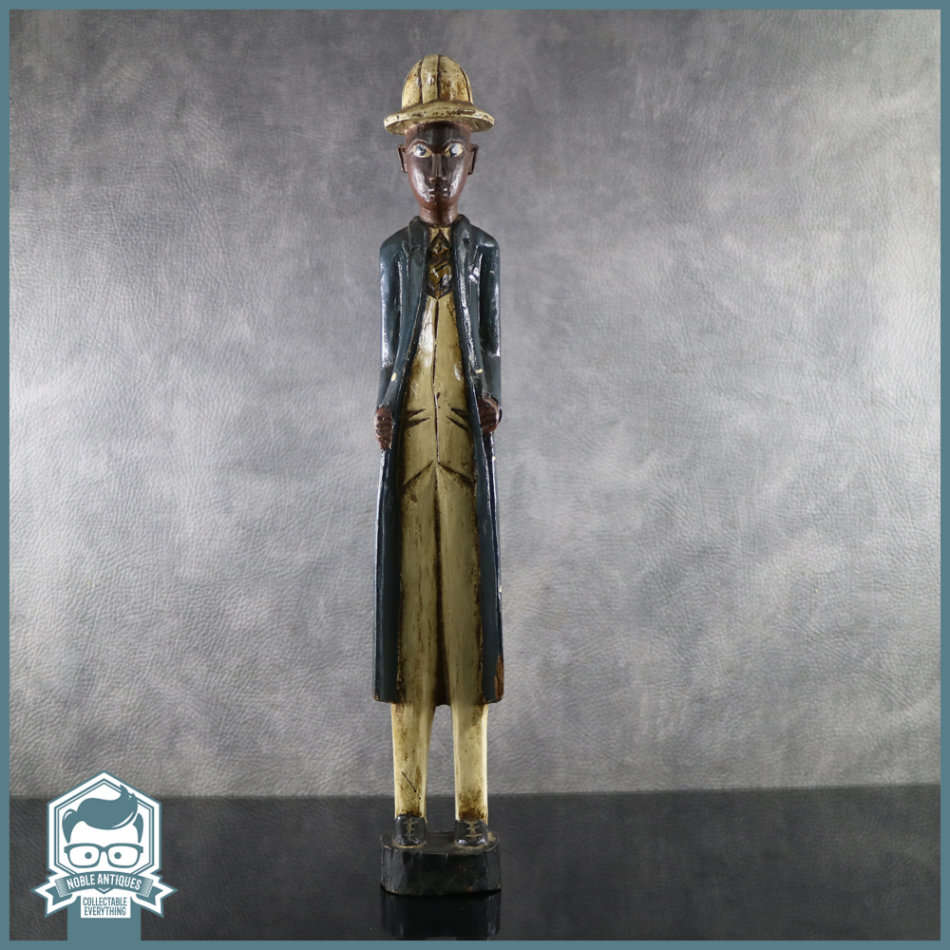 Hand Crafted Wood And Oil Painted Figure!!! Over 50cm Tall!!!