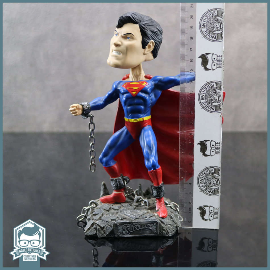 Original DC Comics Cold Cast Superman Bobble Head Figurine!!!