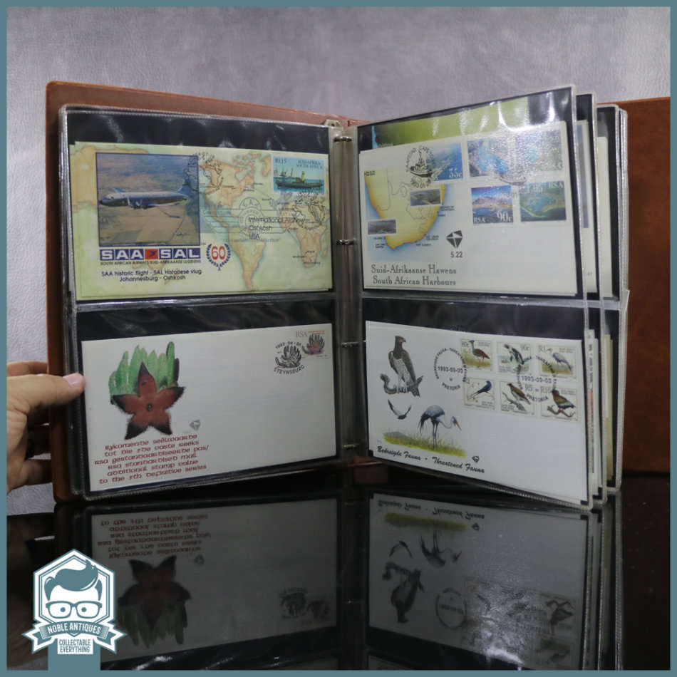 Large South African FDC Collection in FDC Album!!!