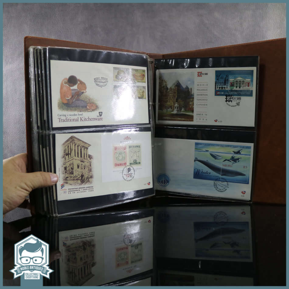 Large South African FDC Collection in FDC Album!!!
