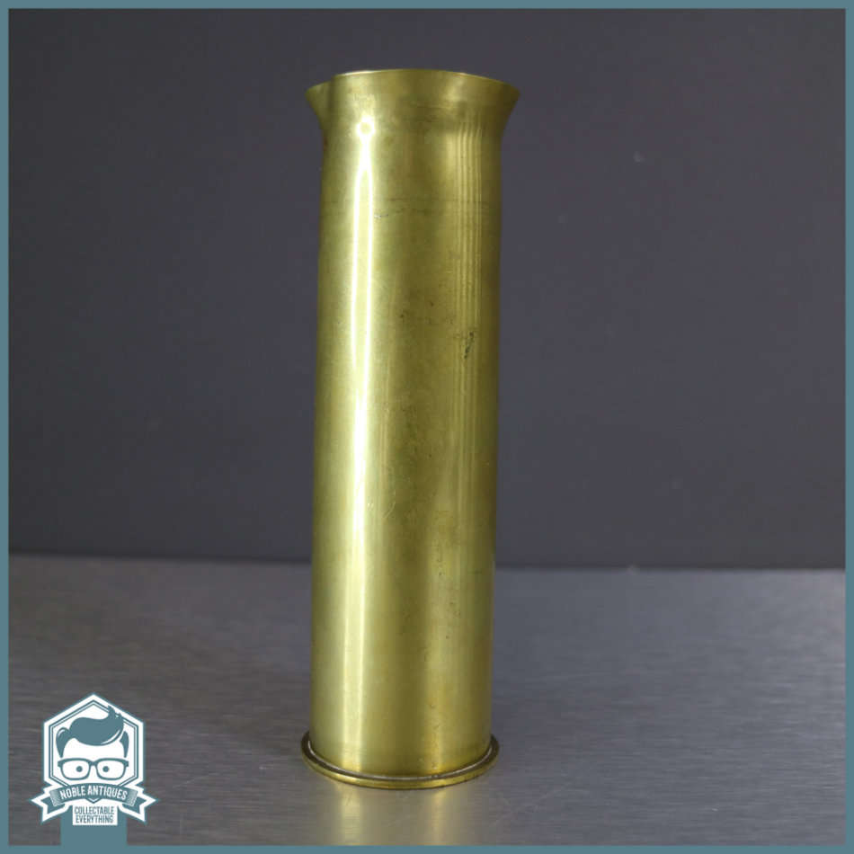 RARE!!! Brass 1939 WWII Trench Art Artillery Vase!!!