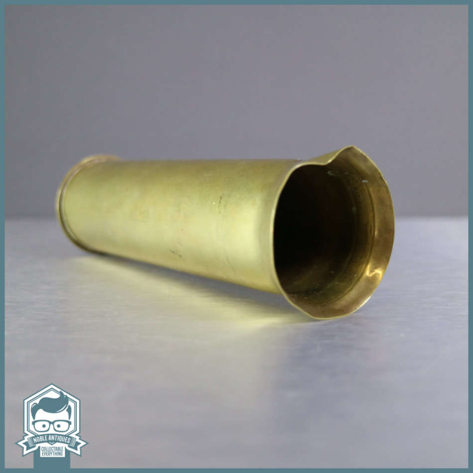 RARE!!! Brass 1939 WWII Trench Art Artillery Vase!!!