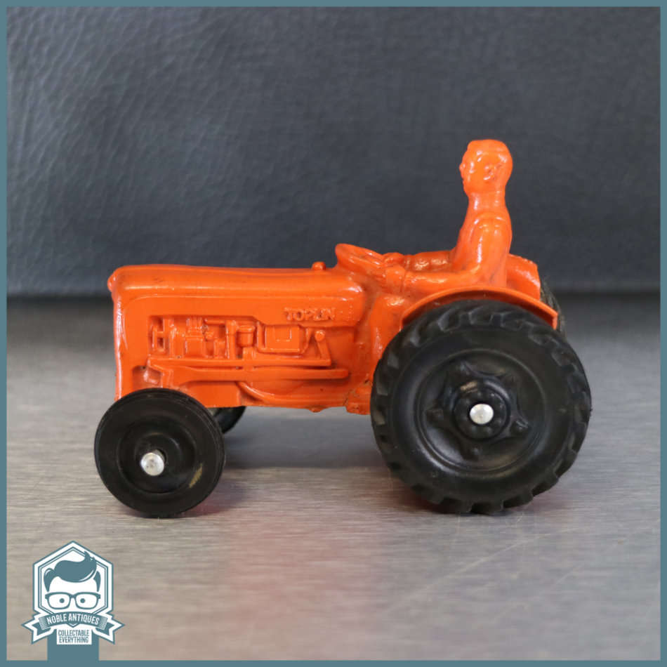Large Vintage Toplin Rubber Tractor!!!