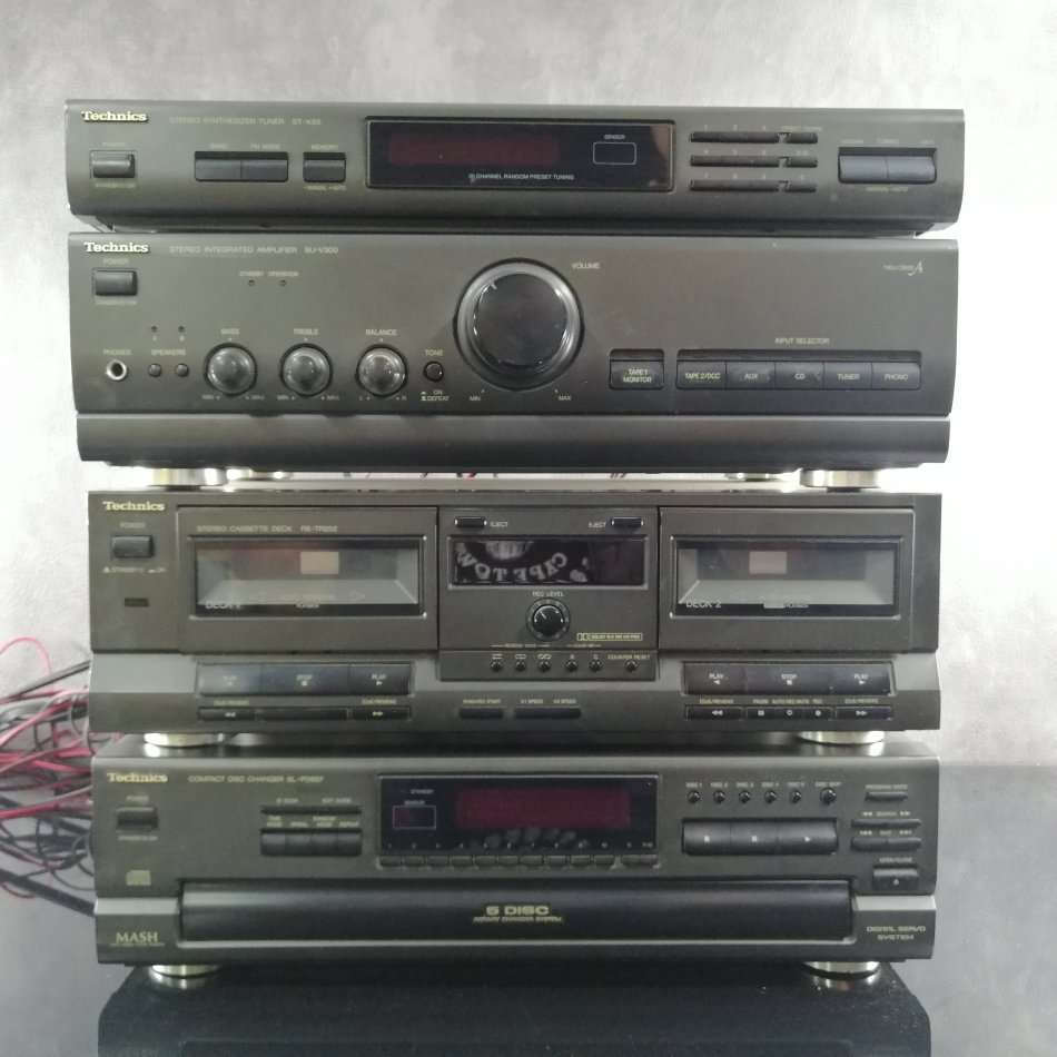 LARGE Original Working Technics Hi-Fi System!!! Very Good Condition!!!