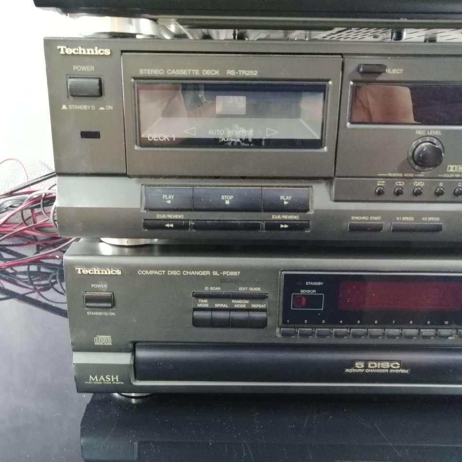 LARGE Original Working Technics Hi-Fi System!!! Very Good Condition!!!